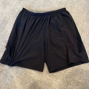 Lined Nike drifit running shorts